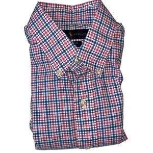 Ralph Lauren Men's Long Sleeve‎ Stretch Shirt Small Polo Pony Logo Blue Plaid